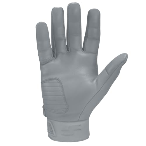 SSK Showcase Youth Baseball Batting Gloves - Durable Full Cabretta Leather Glove - 8 Colors