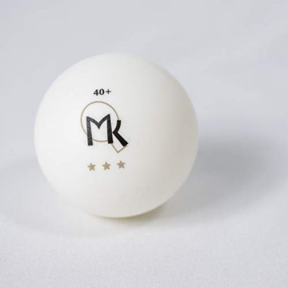 3 Star Table Tennis Balls - 6 Pack - 40mm Ping Pong Balls - White - Poly Ping Pong Balls - Excellent Quality - Great For Schools, Homes, And Training