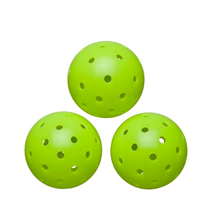 WILSON Max 40 Outdoor Pickleball Ball - 3 Balls, Green
