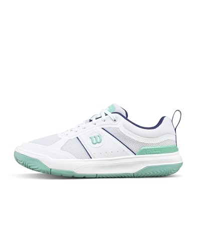 Wilson Pickle Pro - color: White/Bay/Skipper Blue, size: 9