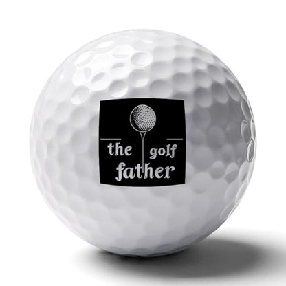 Golf Golfing Father Practice Golf Balls Realistic Feel Long Lasting Limited Flight for Indoor Outdoor Training