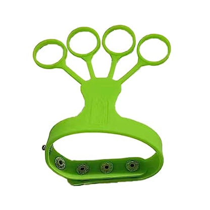 Silicone Grip Basketball Aid Exercise Stretcher Arm Hand Trainer Training Device - color: Green