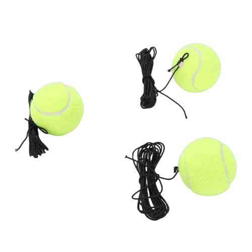 Estink Tennis Training Balls, Premium Synthetic Fiber Rebound Balls for Effective Skill Development and Self Practice for Beginners and Intermediate Players
