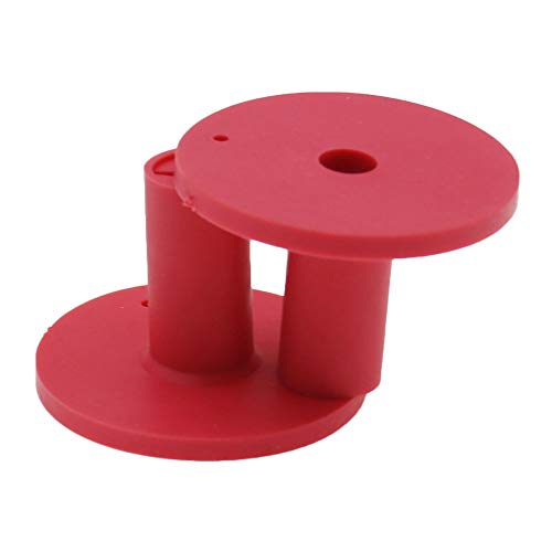 Golf Rubber Tee Holder Set for Golf Driving Range Tee Practice Tool Pack of 5 - color: Red