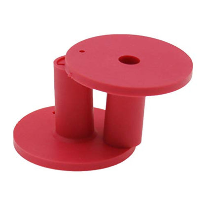 Golf Rubber Tee Holder Set for Golf Driving Range Tee Practice Tool Pack of 3 - color: Red