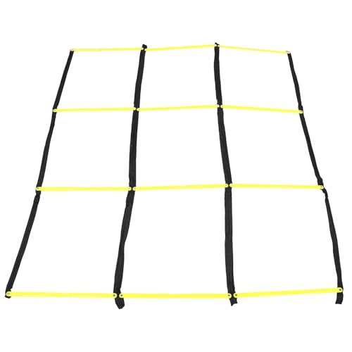 Agility Ladder Soccer Ladder Lightweight Foldable Speed Training Rope for Football Fitness Footwork Drills Youth and Adult Exercise