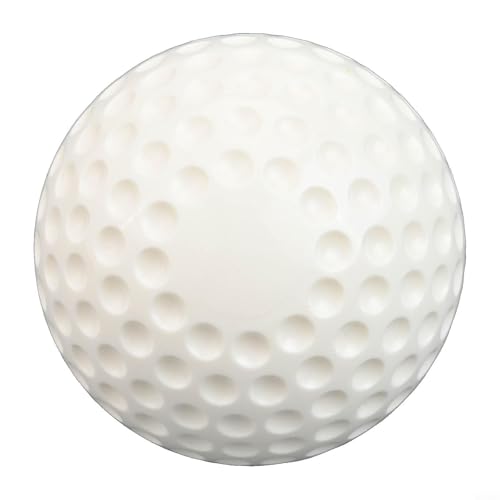 9 Or 12 Inch Dimpled Baseball Softball, PU Material, Suitable for Pitching Machine, Bright Colors - color: White