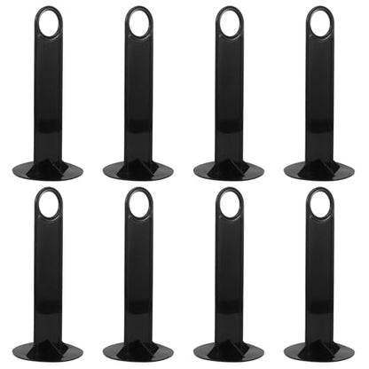 SEWACC 8pcs Soccer Cone Holders Disc Cone Racks Portable Soccer Training Equipment Carrying Stands for Football Field Practice