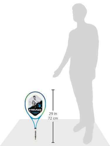 HEAD Ti. Conquest Tennis Racquet – Nano Titanium Technology, Oversized Head, Lightweight O-Beam Construction, Pre-Strung Beginner & Recreational Tennis Racquet - size: 4 3/8" Grip