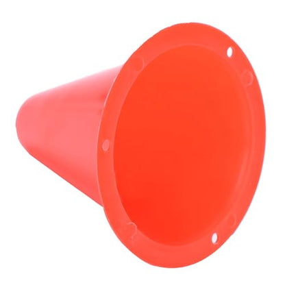 10-Pack Football Training Cones, Bracket Accessories, Obstacle Marking Set - color: Red