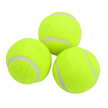 Qiilu Tennis Training Balls for Competition - 3 Pcs Tennis Ball Practice Set for Self Training