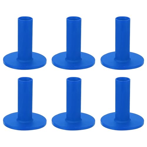 Rubber Golf Practice Tee, Rubber Driving Tee-Fitting for (Indoor/Outdoor/Golf Hitting Mats/Courses/Backyards/Lawns) - color: Blue, size: 2.1 Inch