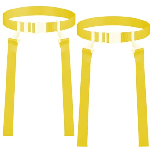 Trained Man Flag Football Belts, Adjustable Flag Football Set for Sports Teams, Training & Competition - color: Yellow 2 Man Flag Football Set, style: 2 Man Flag Football Sets