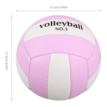 Volleyball Official Size 5 - Waterproof Indoor Outdoor Soft PVC Volleyball for Youth Adults, Beach Play, Game, Gym, Training