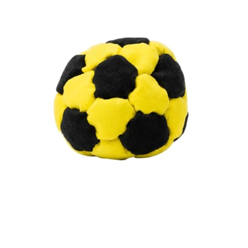 Footbag Hacky for Adults 6cm / 2.37" Plush Soft Soccer Balls - Safe Indoor & Outdoor Play - Super Quiet Stuffed Kickball for Home & Garden (No Hard Plastic) - color: A06