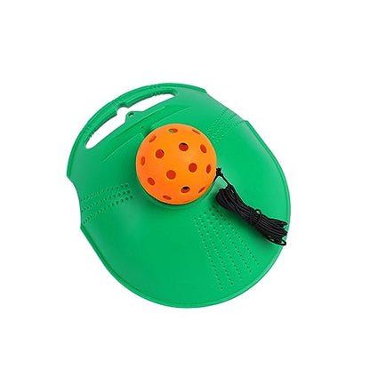 2 Pieces Pickleball Baseboard Set with Rebound Ball Cord 40 Holes Lightweight Design Self Study Exercise Tool Suitable for Adult Kids