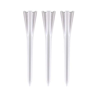 Izzo Plastic Golf Tees (100 Pack) - color: White, style: 2.75 Inches