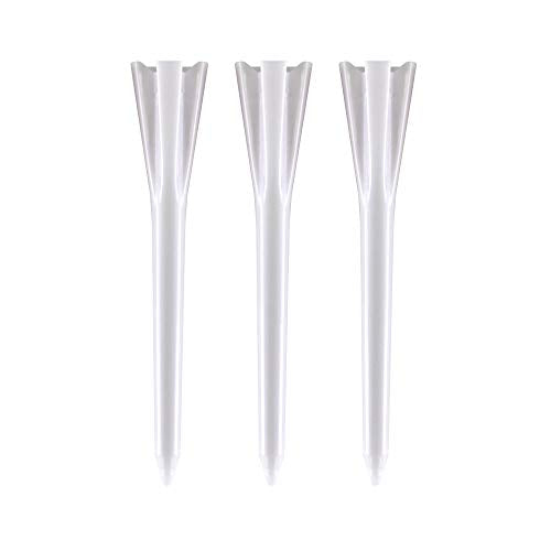 Izzo Plastic Golf Tees (100 Pack) - color: White, style: 2.75 Inches