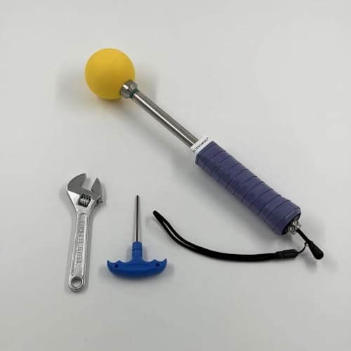Pickleball Swing Trainer, Retractable Click Feedback Training Tool, Improve Rhythm and Fluidity of Forehand, Backhand, Smash, Slice, Volly, Warm Up Stick for Indoor & Outdoor Practice