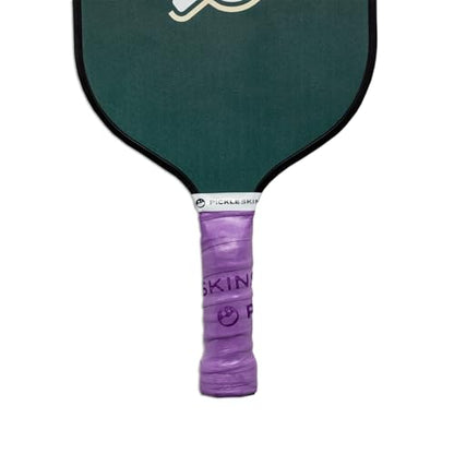 Thin Sliced Overgrip - Pickleball All-Weather Rubber Handle Grip, Single or Multipack - Black, White, Green, Pink, Blue, Purple, Green Tie Dye - Pickleball Accessory