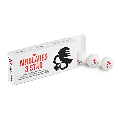 3 Star Ping Pong Balls | High Performance, Table Tennis Balls for Tournament Play & Training | Advanced ABS Plastic | Regulation Standard Ping Pong Balls - style: 10 Pack