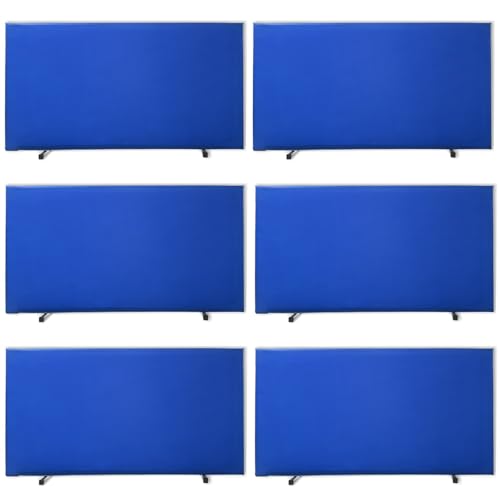 The Movable Ping Pong Ball Baffle,Table Tennis Fence, Removable Ping Pong Field Fence Block for Studio/Gym/School，（6 Pack） - color: 6 Pack