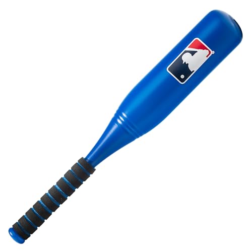 Franklin Sports MLB Jumbo Kids Plastic Baseball Bat - Backyard Bat with Large Barrel for Toddlers - Fat Plastic Bat - color: Blue