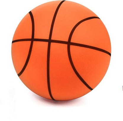Silent Basketball Size 7 Upgrade Dribble Dream Silent Basket Ball,24cm Dribbling Indoor Soft No Noise Foam Basketball Indoor Training Ball for Kids.