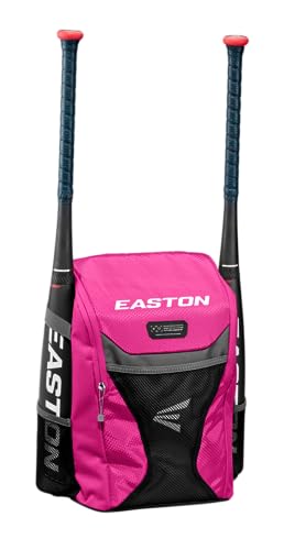 Easton | FUTURE LEGEND Backpack Equipment Bag | Baseball/Softball | T-Ball/Rec/Travel | Multiple Styles - color: Pink
