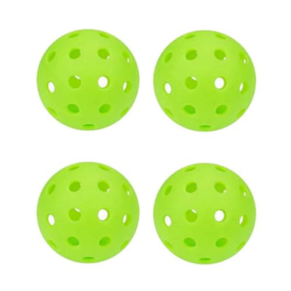 4-Pack Bucket Toss Golf Balls, Yard Toss Games Balls, Bucket Game Golf Ball, Outdoor and Indoor Pickleball Ball, with Mesh Bag - color: Green, style: 40-Holes Pro Balls for Game