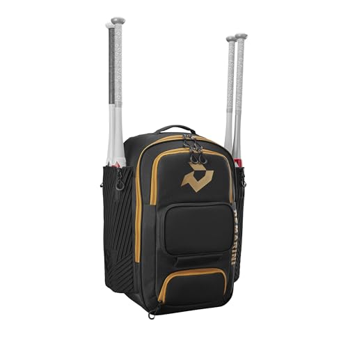 DeMarini Spectre V2 Baseball/Softball Bags - color: Black/Copper, style: Backpack
