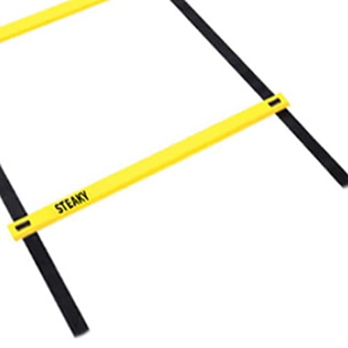 RiToEasysports Agility Ladder, 12 Rung 20ft Speed Training Equipment Set with Adjustable Rungs and Carrying Bag, for Soccer Sports and Agility Training