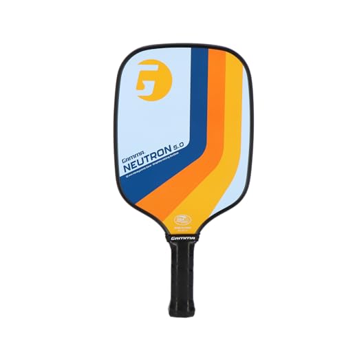 GAMMA Pickleball Paddles, Quantum Series, Micron 5.0, Neutron 5.0, Voltage 5.0, Atomic 5.0, USAPA Approved, Graphite Pickleball Paddle, Polypropylene Core, Honeycomb Grip, Great Feel, More Control - style: Neutron 5.0