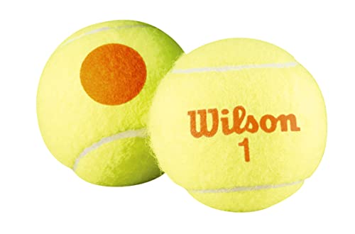 Wilson Starter Tennis Balls - 3 balls - style: Starter Orange, Ages 9-10