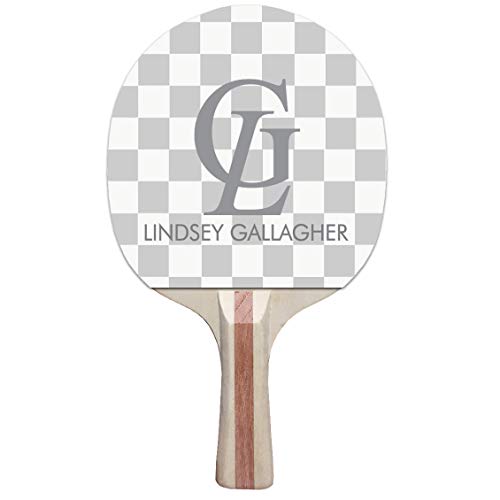 Infusion Table Tennis Paddle and Balls Gift Box Set - color: Gray/White Checkerboard