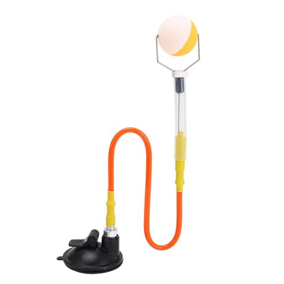 VGEBY Adjustable Table Tennis Ball Sucker Trainer Accessory, Rotation Mastery, Elastic Steel Wire for Speed, Ideal for Practice and Entertainment Best Serving Machine