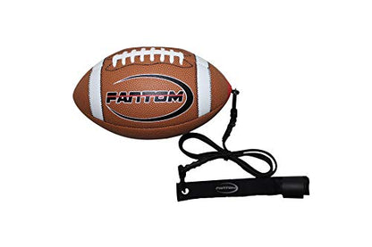Fantom Throw Football Trainer - Improve Throwing & Catching/Practice Indoors & Practice Outdoors Mini, Pee-Wee, Junior, Youth, & Official - Throw & Catch The Perfect Pass - Made in USA - size: Youth (Junior High School - Ages 11+)