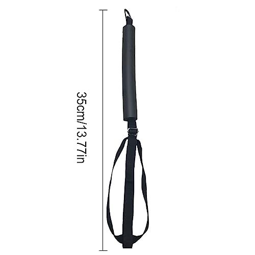 Volleyball Spike Trainer – Removable Solo Spike Practice Kit with Adjustable Handle and Metal Hook, Hitting Trainer for Beginners to Learn Serving and Spiking Skills, Home Backyard Training