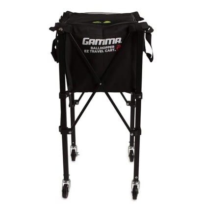 GAMMA Sports EZ Travel Cart, Tennis & Pickleball Hopper, Padel, Portable Compact Design, Sturdy Lightweight Construction, EZ Bags, 150 or 250 Capacity, Premium Carrying Case Included - size: 150 Ball, style: Previous Cart
