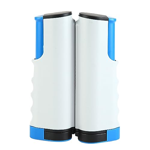 Alomejor Professional Retractable Pong Net Portable Table Tennis Net Gaming Supply for Competition Players Grey Blue