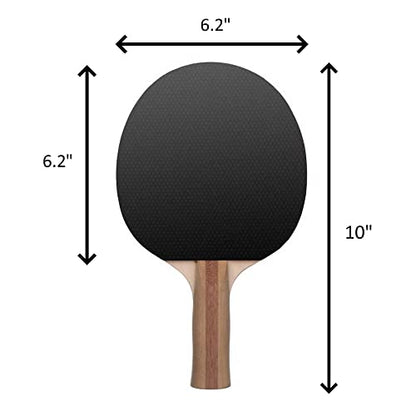 Deer Hunting Colorful Design Ping Pong Paddle, Premium 5 Ply Table Tennis Racket (Black on Back)