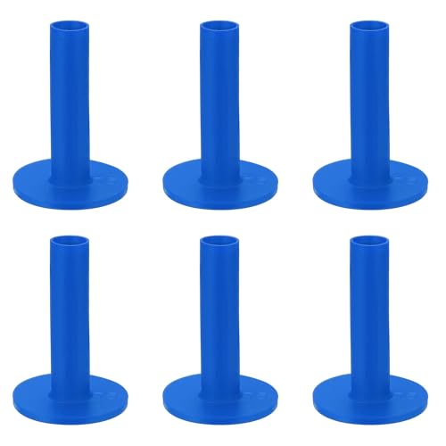 Rubber Golf Practice Tee, Rubber Driving Tee-Fitting for (Indoor/Outdoor/Golf Hitting Mats/Courses/Backyards/Lawns) - color: Blue, size: 3 Inch
