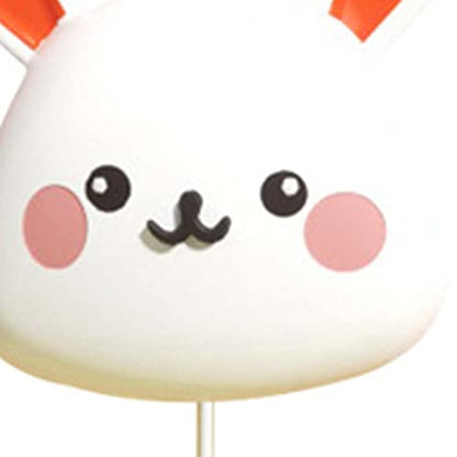 Table Tennis Trainer, Cute Kids Tennis Racquet Badminton Tennis Racket Sports Game Indoor Hanging Elastic Shaft Automatic Winding Educational Exercise for Kids Self Practice - size: Rabbit Style