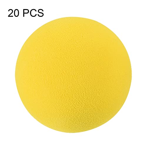PATIKIL Golf Foam Ball, Sponge Exercise Flight Swing Practice for Indoor Training - color: Yellow
