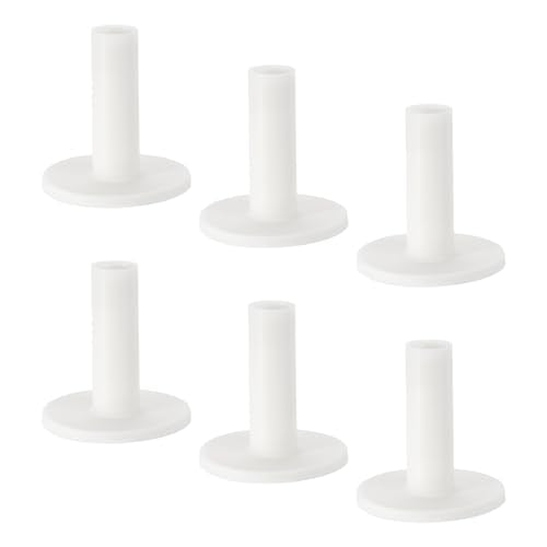 PATIKIL Rubber Golf Tee, Tall Training Driving Range Tee Stable Ball Holder for Outdoor Indoor Hitting Mats - color: White, size: 2.4 Inch