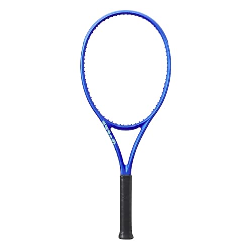 Wilson Ultra 100UL V5 Adult Performance Tennis Rackets - Strung with Sensation 16 Natural at Mid Range Tension - size: Grip Size 3: 4 3/8"