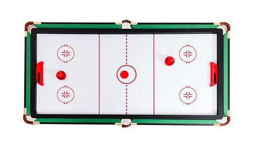 RACK Crux 55-inch Folding Billiard/Pool Table – Portable, Space-Saving Foldable Design - style: Green 3-in-1 Multi Game
