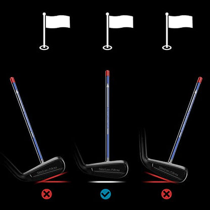Golf Magnetic Alignment Rods,Golf Club Alignment Sticks,Magnetic Swing Training Aid Accessories Visualize Calibrate Golf Shots,hit the Target with the Right Golf Swing,Golf Gift