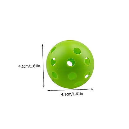 KOMBIUDA Golf for Golfing Training Golfing Hollow-Out Balls Golfing Training Balls Practice Balls Indoor Balls - color: Green