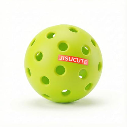 Low-Decibel Pickleball Balls, Hit Low-Volume Pickleball Balls, High Visibility & Bounce, Durable for All Skill Levels, 3PCS - color: Red